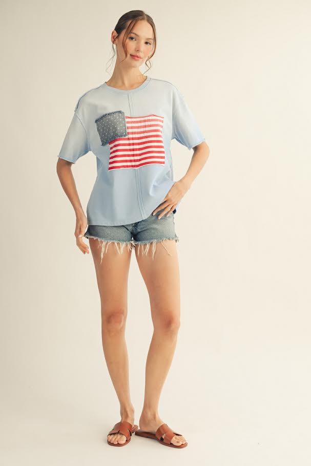 Proud American Shirt - Blue