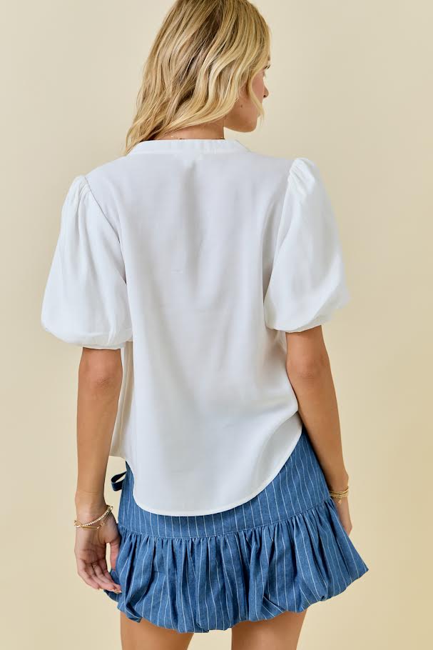 Brittany Blouse - White