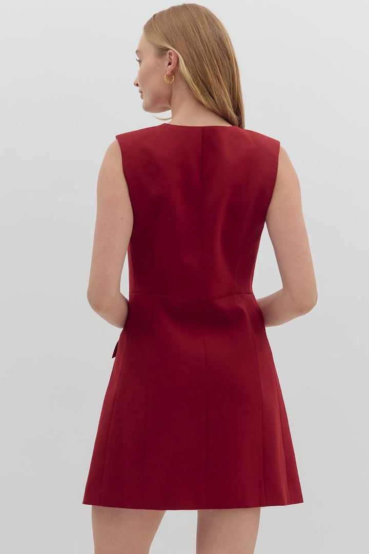 The Sophie Dress - Burgundy