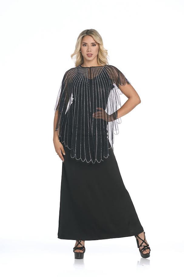 Wear Me 6 Ways Scarf - Black Jewel