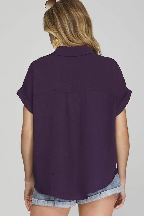 The Ella Top - Purple