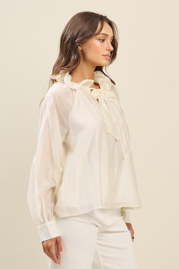 The Camilla Blouse - Cream