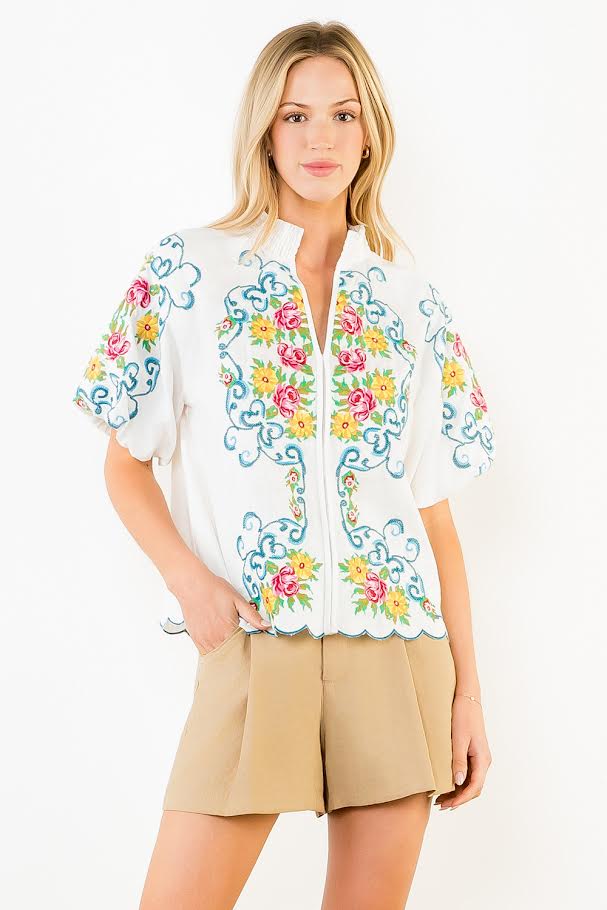 Sweet & Simple Top - Cream