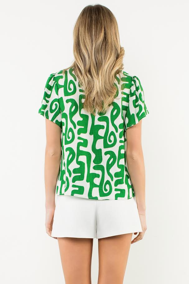 Kara Top - Green