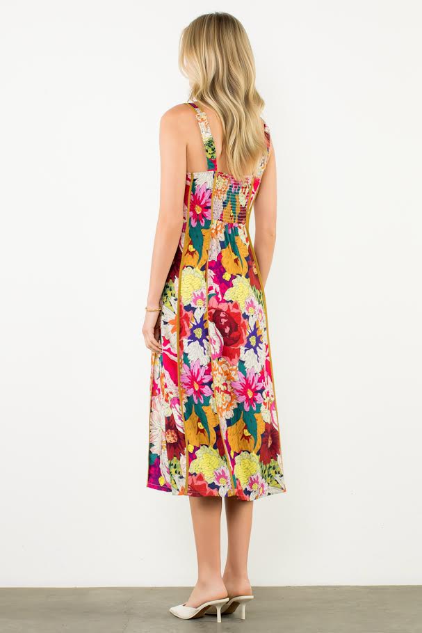 The Tasha Dress - Magenta