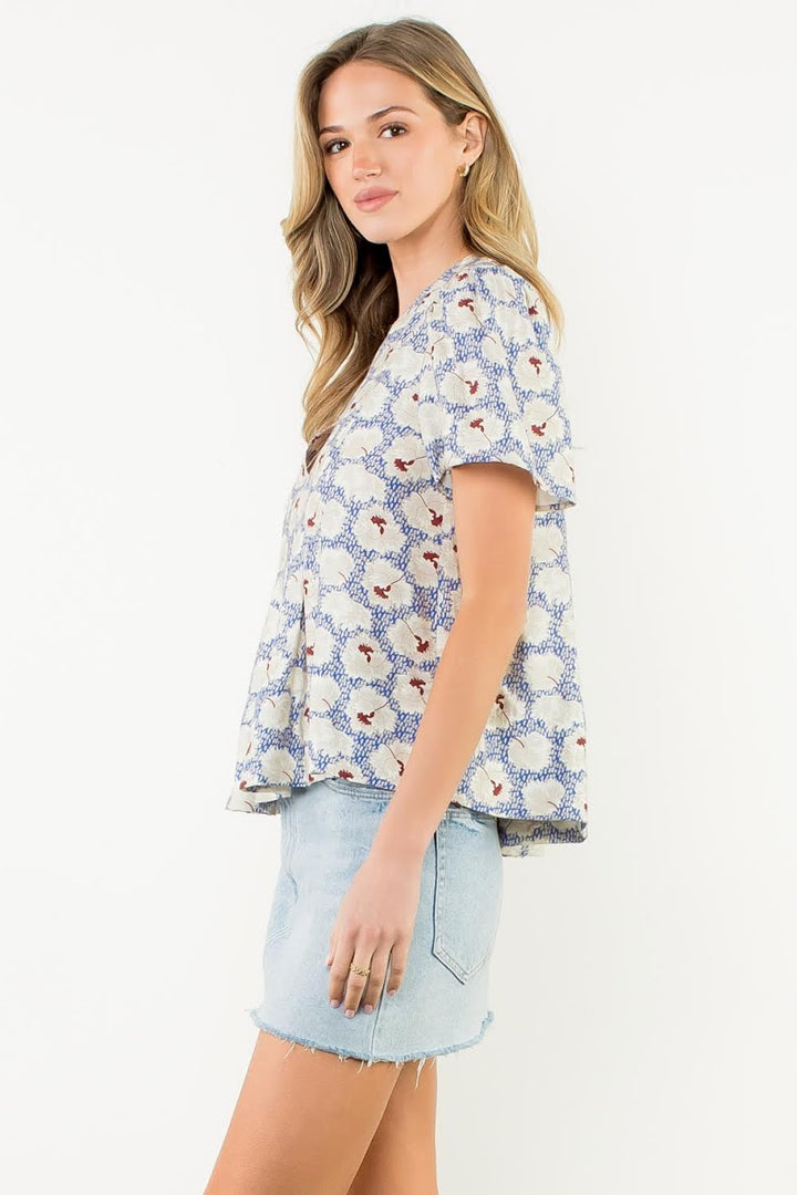 The Cora Top - Taupe