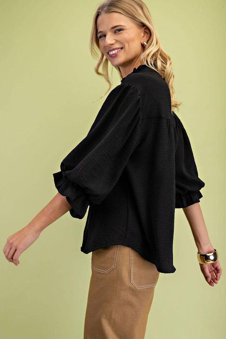 The Betty Blouse - Black
