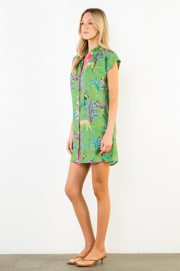 Take Me Away Dress - Green