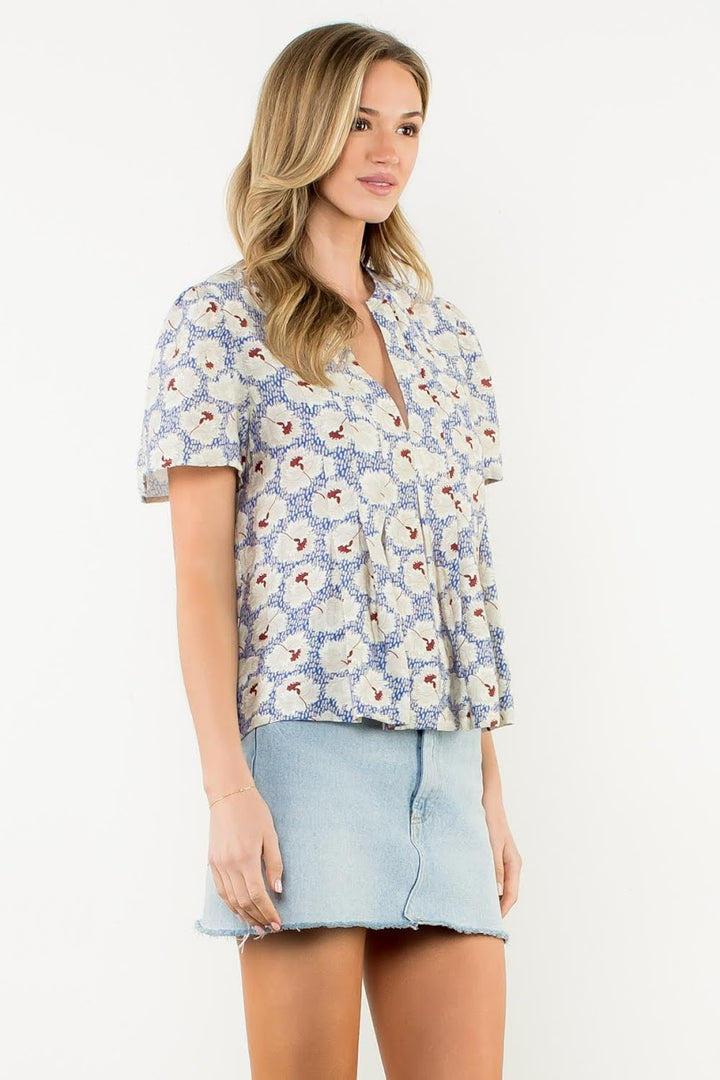 The Cora Top - Taupe