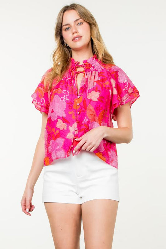 The Callie Top - Pink