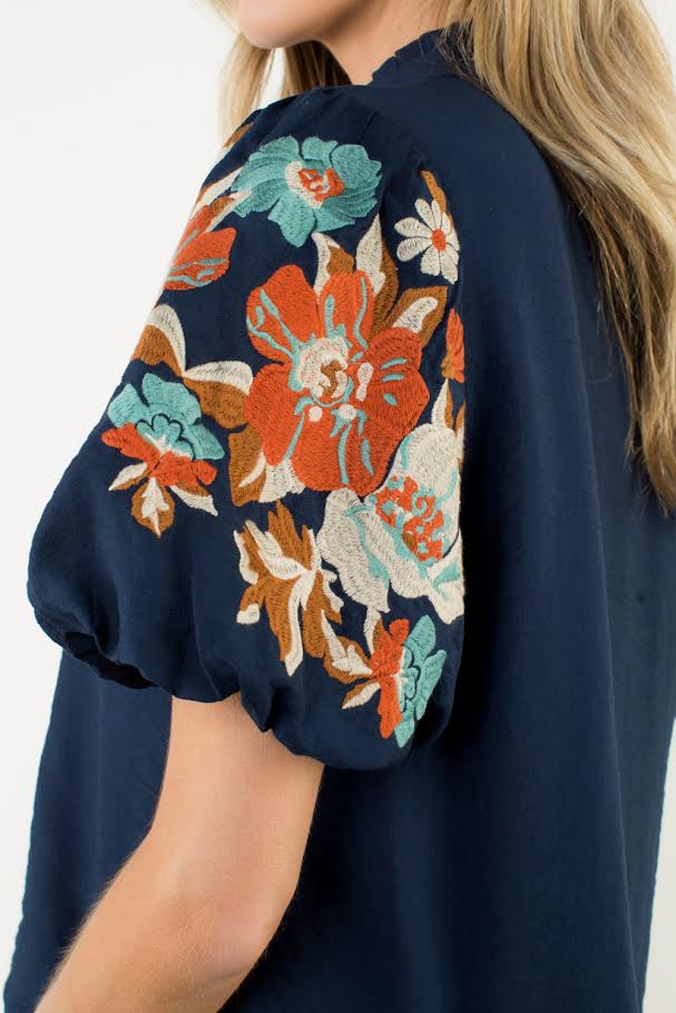 The Marissa Top - Navy