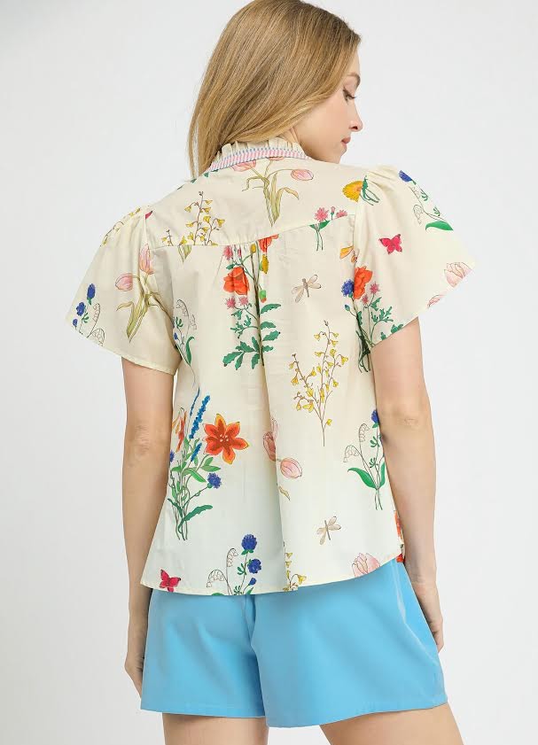 Briley Top - Cream Mix