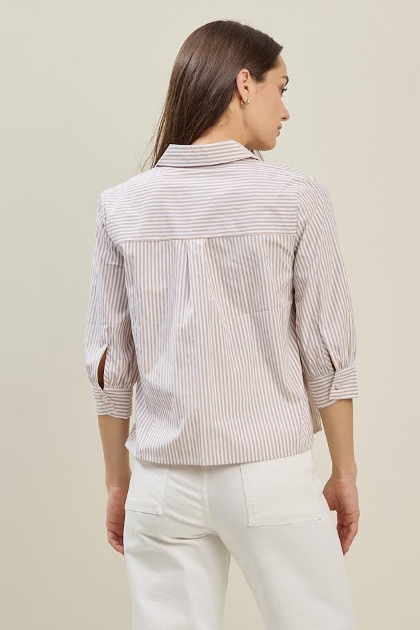 The Cora Blouse - Sand
