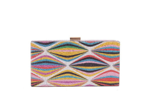 Glitzy Box Clutch - Pastel