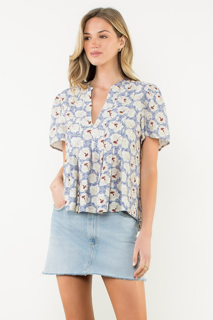 The Cora Top - Taupe