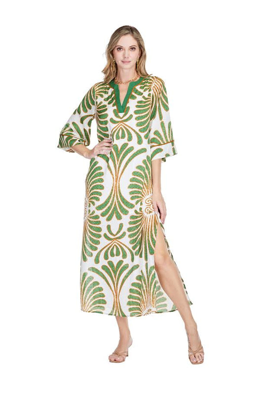 The Melania Maxi - Green Palm