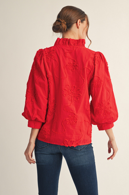 Cindy Top - Tomato Red