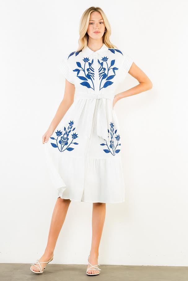 Carlee Dress - White
