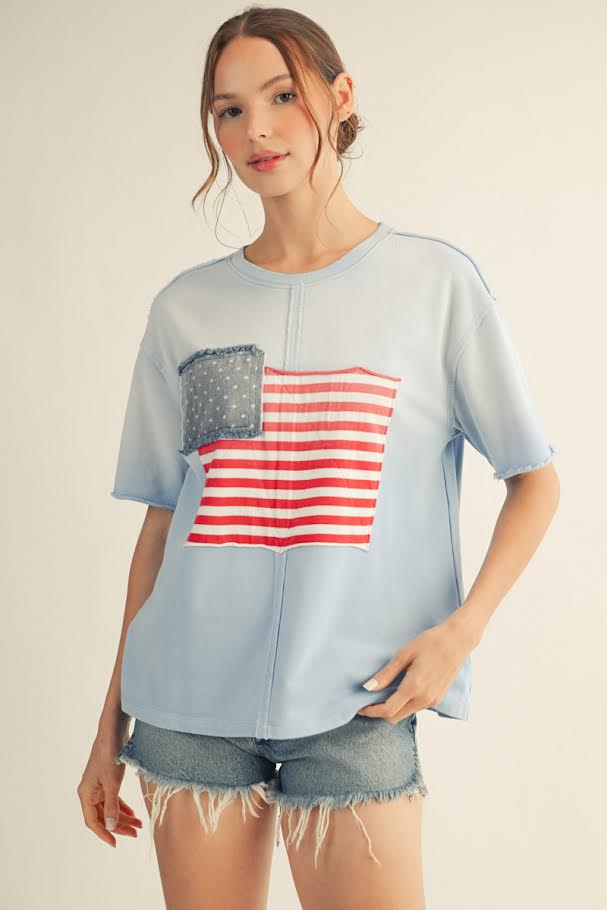 Proud American Shirt - Blue
