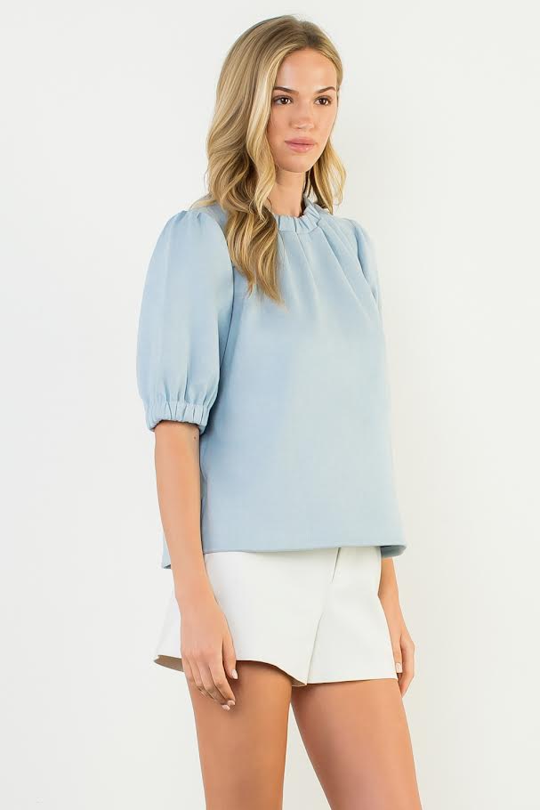 The Lola Top - Light Blue