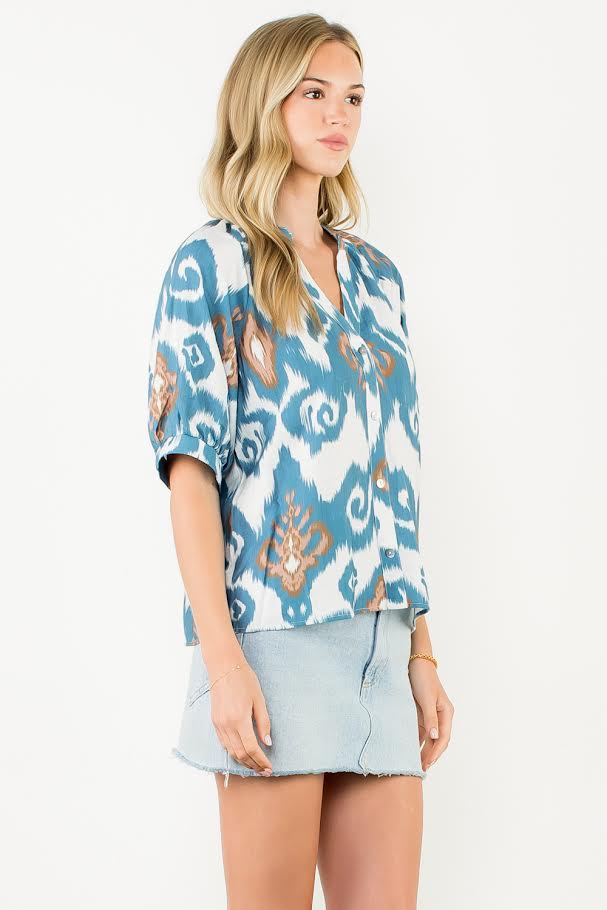 The Jessica Top - Blue