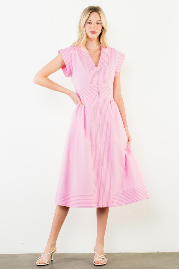 Ms Peppy Dress - Pink