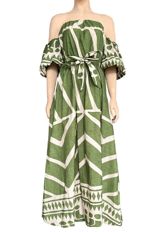 Genoveva Dress - Green