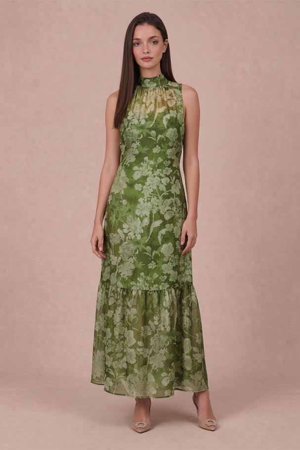 Georgia Maxi Dress - Green