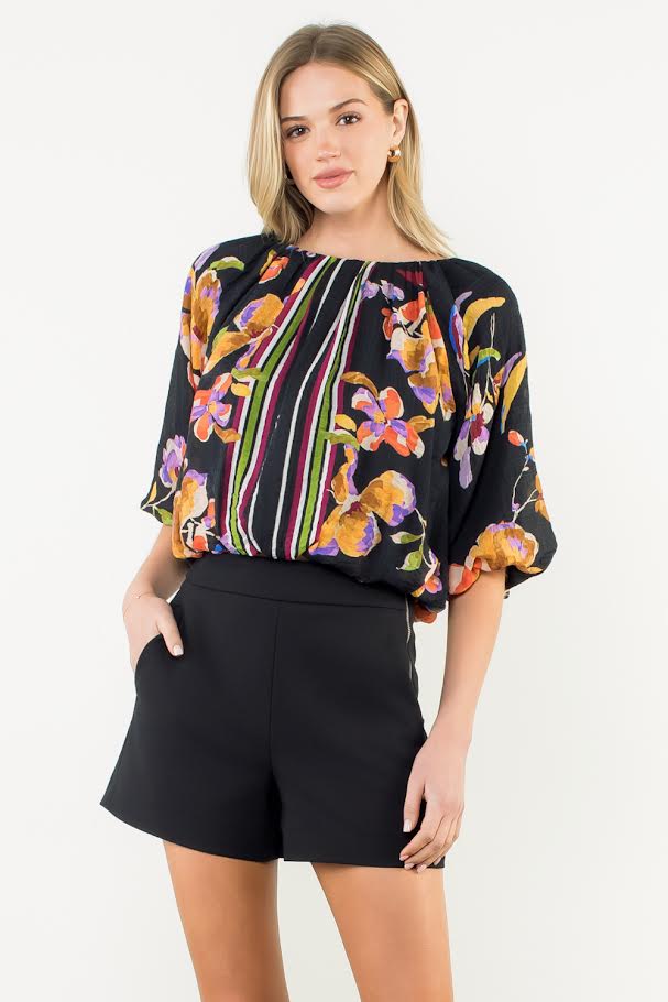 The Carli Blouse - Black