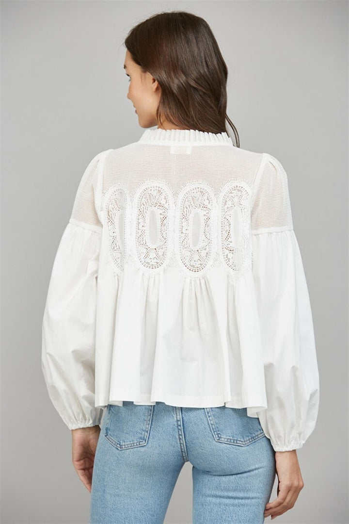 The Collins Blouse - Off White