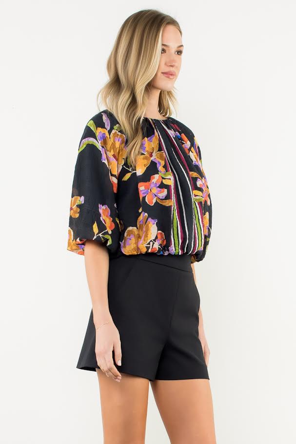 The Carli Blouse - Black