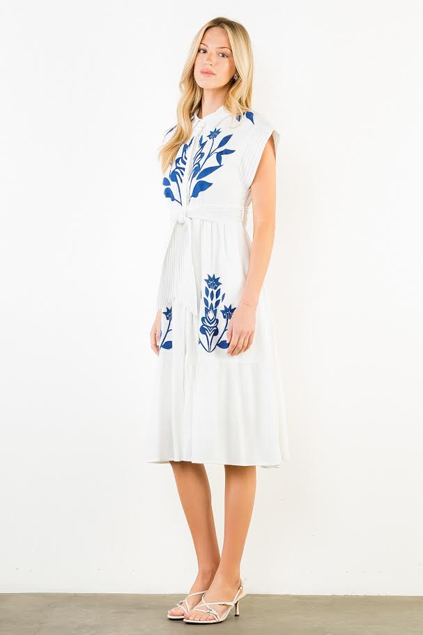 Carlee Dress - White
