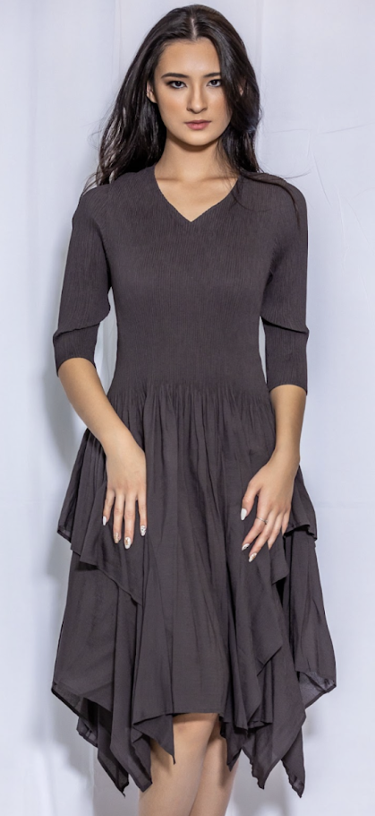 Hanky Dress - Slate