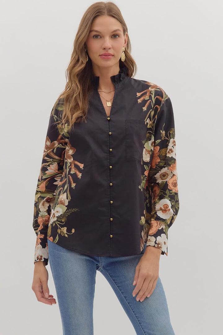 Karen Blouse - Black