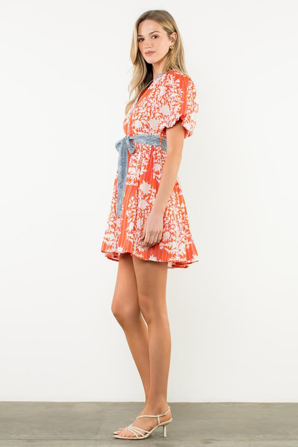 The Clementine Dress - Radiant Orange
