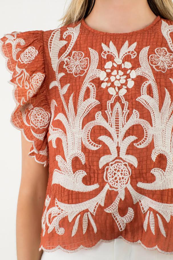 The Celeste Top - Rust