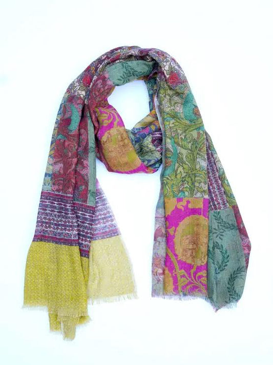 Jaipur Wool Wrap & Scarf - Multi