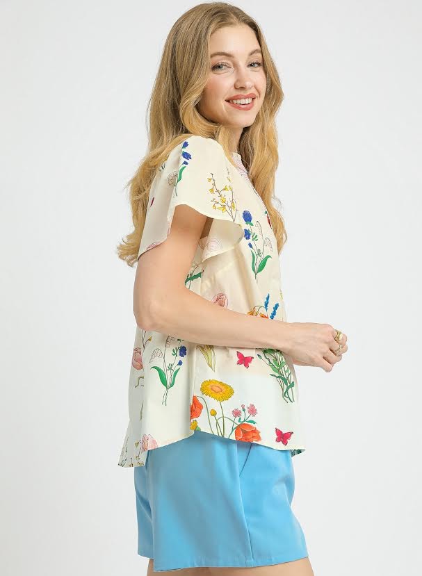 Briley Top - Cream Mix