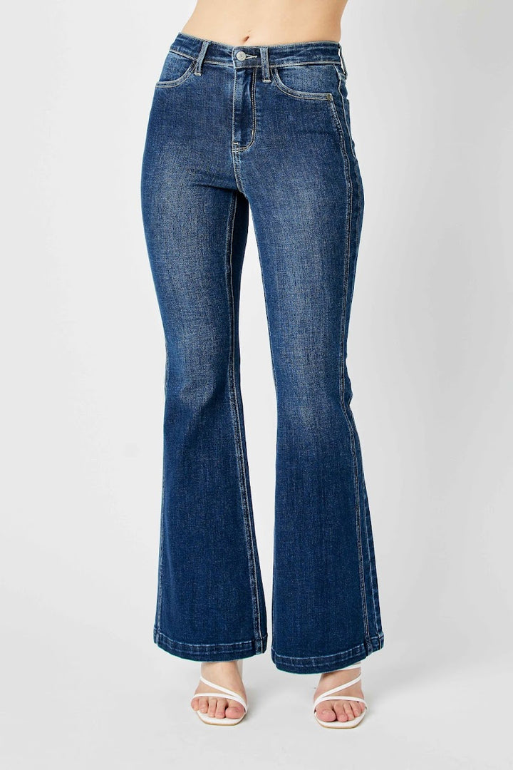 HR Flare Jeans - Dark Denim