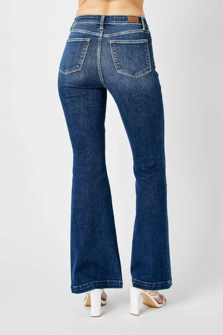 HR Flare Jeans - Dark Denim
