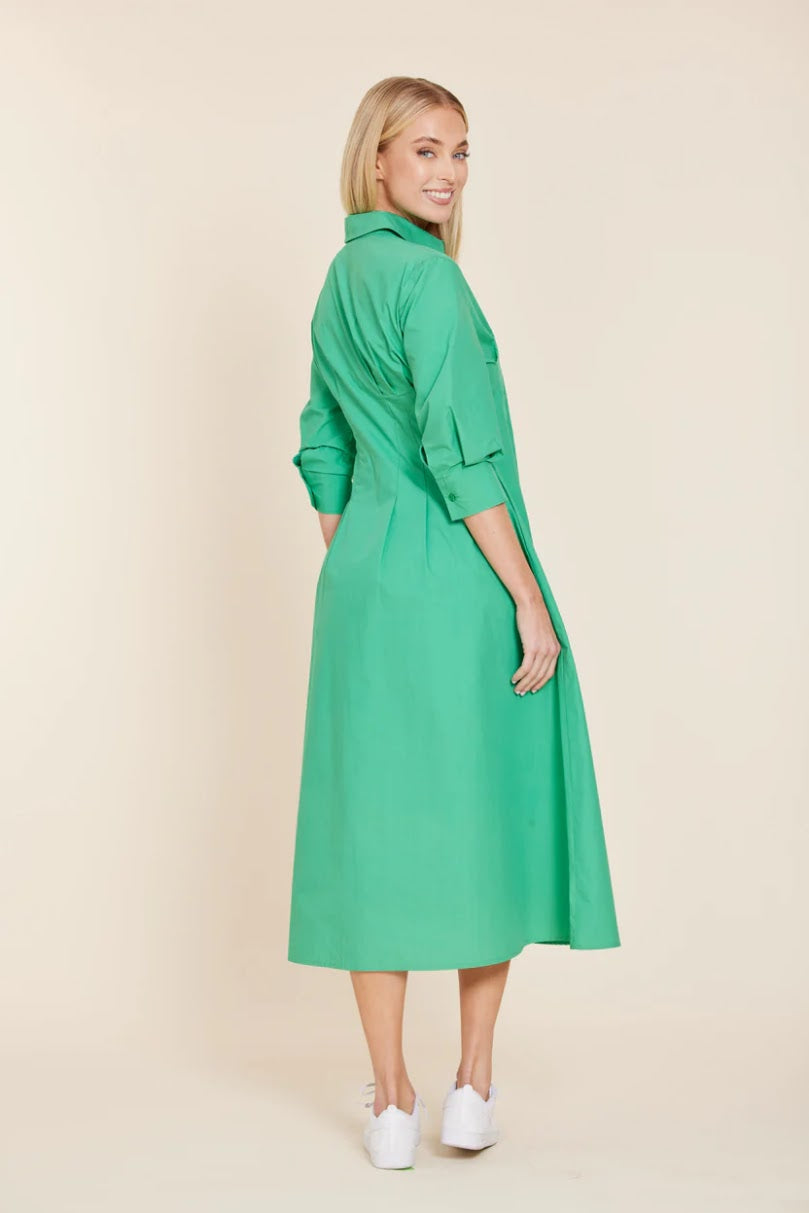 Tiffany Midi Dress - Green