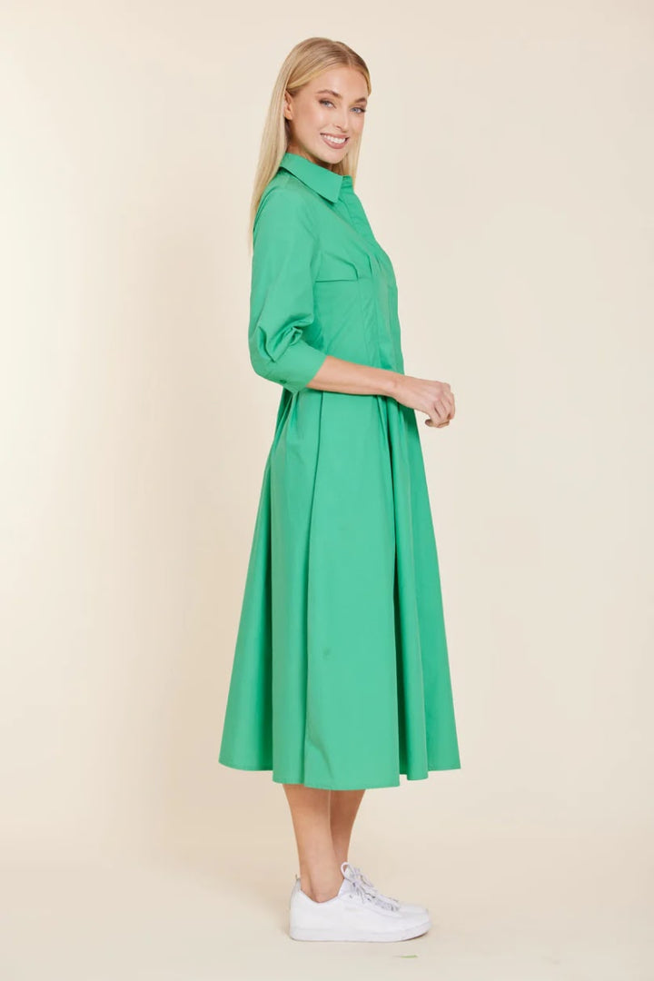 Tiffany Midi Dress - Green