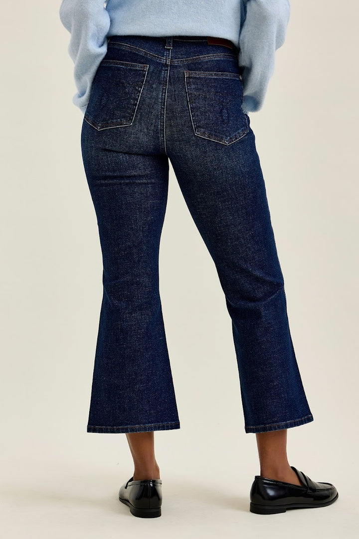 Amy HW Kick Flare - Dark Rustic Indigo