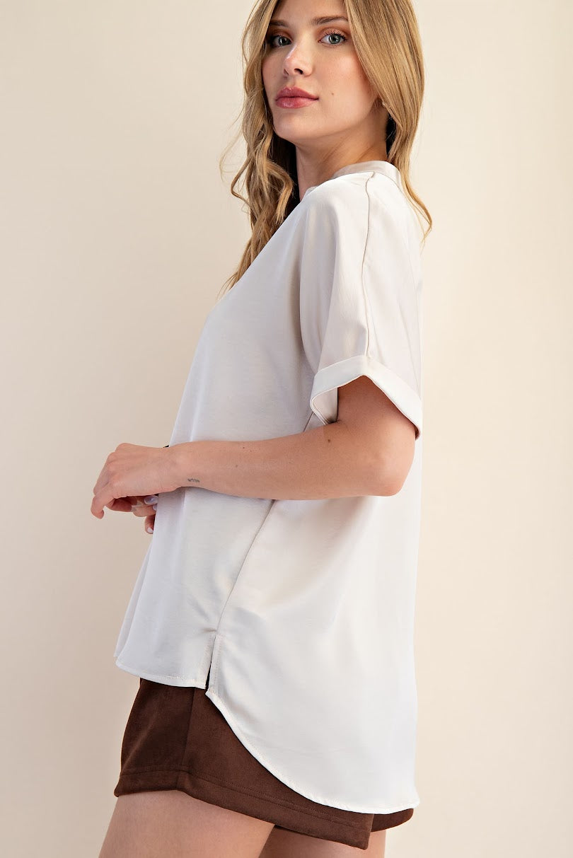 Any Day Wear Top - Cream