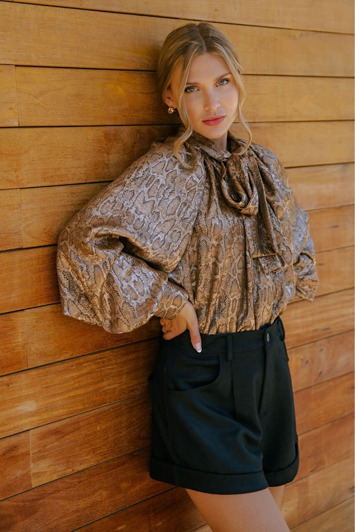 Annie Blouse - Camel