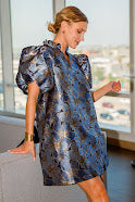 Kristi Mini Dress - Blue