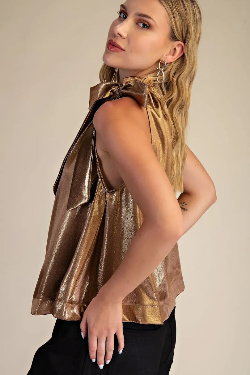 Party Time Top - Gold