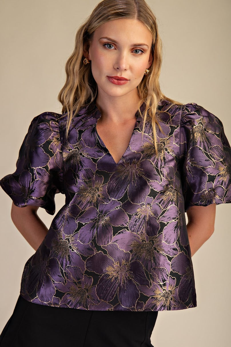 Georgie Blouse - Plum