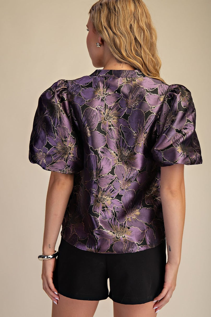 Georgie Blouse - Plum