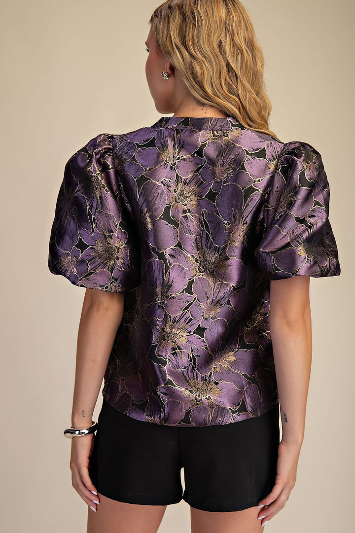 Georgie Blouse - Plum